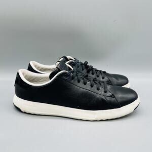 Cole Haan Shoes Women 9.5 Black Leather GrandPro Low Top Sneaker Walking Comfort